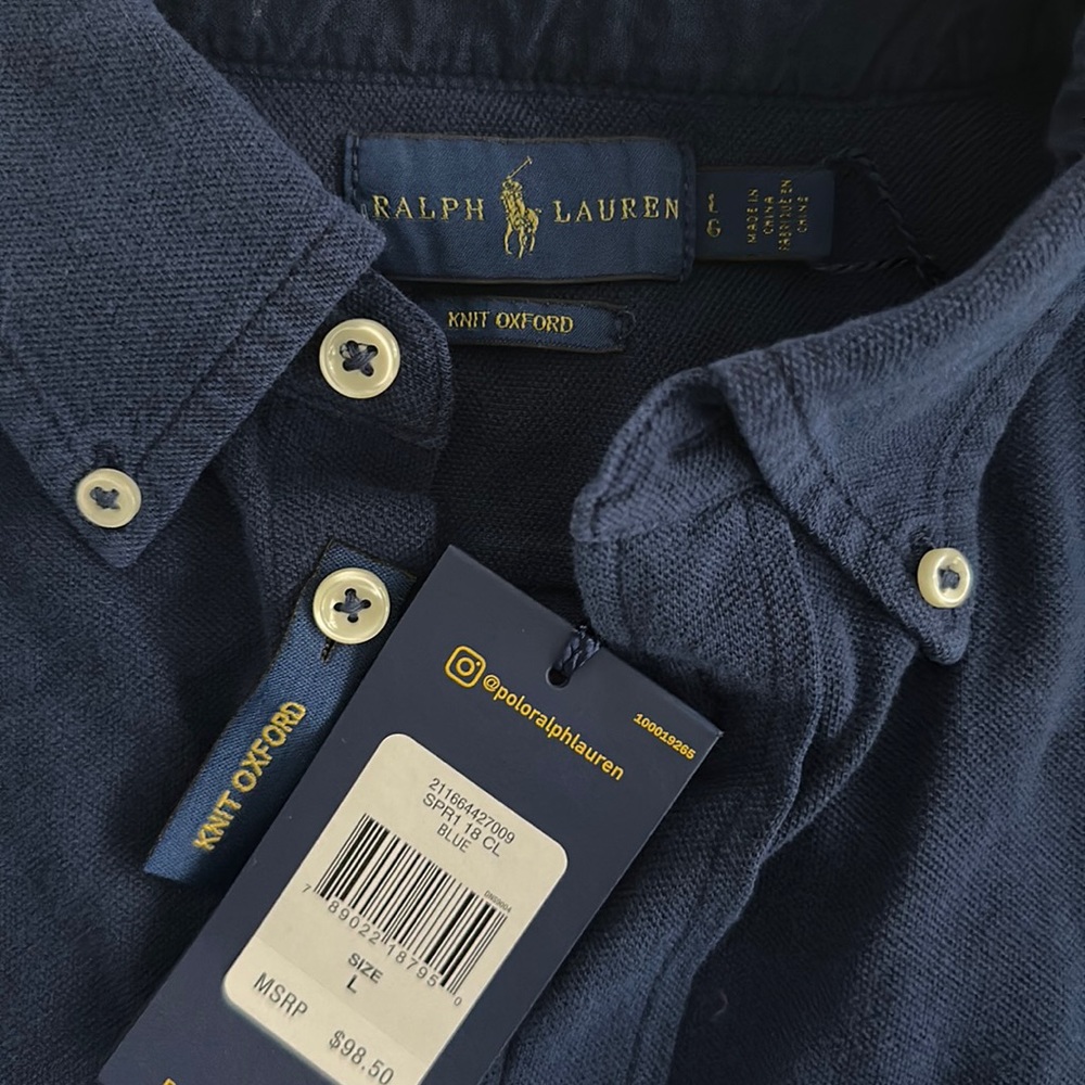 Ralph Lauren knit Oxford shirt